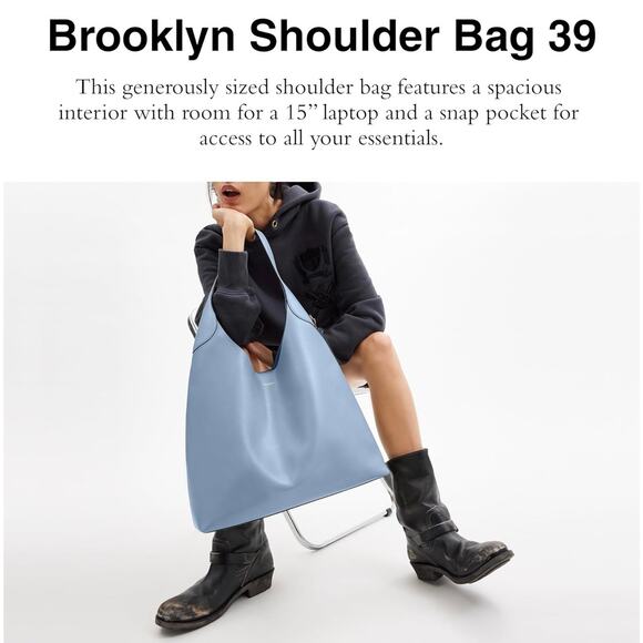 Coach Brooklyn in Bluebell - Picture 3 of 5